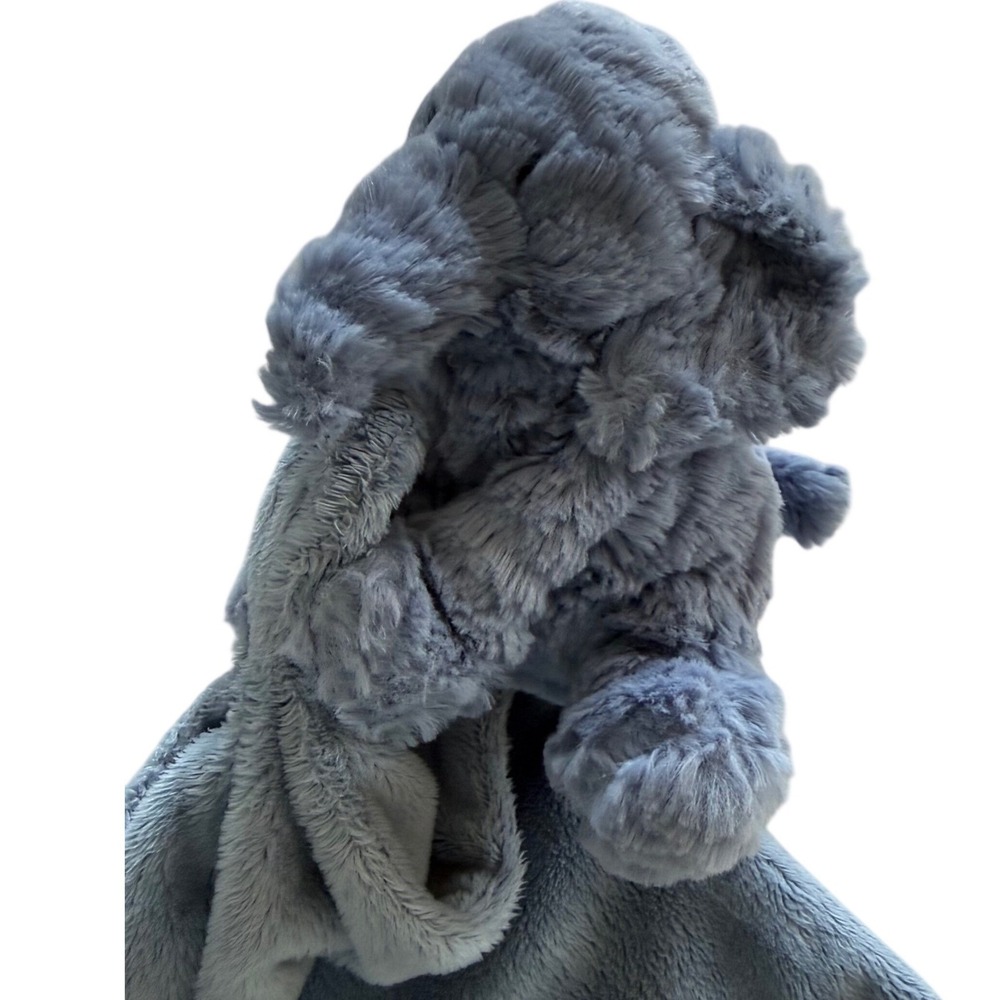 Jellycat Elephant Lovey Security Blanket Gray Plush Baby Soft Comfort